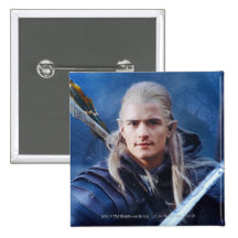 Legolas in Blue Button