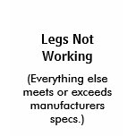 Legs Not Working, (Everything else meets or exc... t-shirts