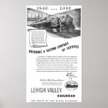 Lehigh Valley Railroad-A Second Century of Service Print