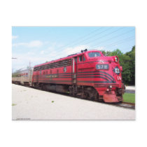 Lehigh Valley Railroad F-7A #578 at Cape May N. J. postcards