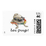 Lei Pug! Postage Stamps