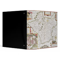 Leicester, engraved by Jodocus Hondius Vinyl Binder