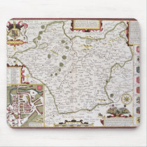 Leicester, engraved by Jodocus Hondius Mouse Pad