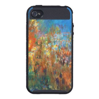 Leicester Square at Night Claude Monet fine art iPhone 4 Case