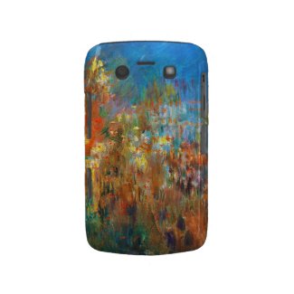 Leicester Square at Night Claude Monet fine art Blackberry Case