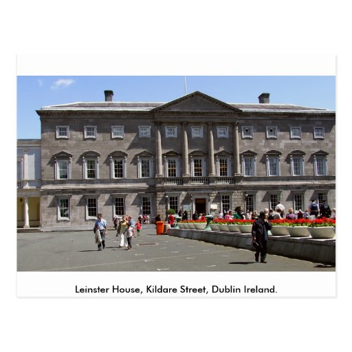 Leinster House, Kildare St. Dublin City, Ireland Postcard Zazzle
