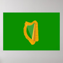 Leinster, Ireland flag Posters