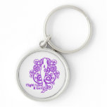 Leiomyosarcoma Abstract Fight Like a Girl keychains