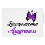 Leiomyosarcoma Awareness Butterfly cards