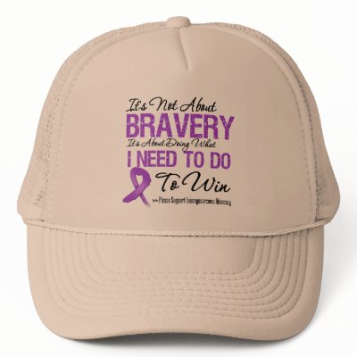 Leiomyosarcoma Battle Trucker Hats by cancerapparel