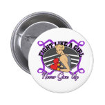 Leiomyosarcoma Cancer Fight Like A Girl Boxer buttons