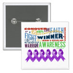 Leiomyosarcoma Cancer Inspirational Words buttons