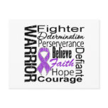 Leiomyosarcoma Cancer Warrior Collage Postcard