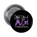 Leiomyosarcoma Cool Retro Fight Like a Girl buttons