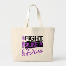 Leiomyosarcoma - Fight Like a Diva Tote Bag