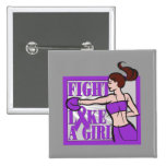 Leiomyosarcoma Fight Like A Girl Boxer buttons