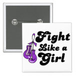 Leiomyosarcoma Fight Like A Girl Motto buttons