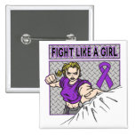 Leiomyosarcoma Fight Like A Girl Punch buttons
