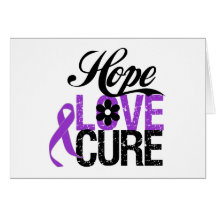 Leiomyosarcoma HOPE LOVE CURE Gifts Greeting Card