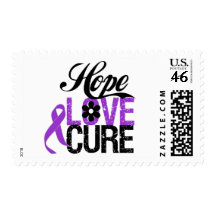 Leiomyosarcoma HOPE LOVE CURE Gifts Stamp