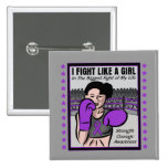 Leiomyosarcoma I Fight Like A Girl Battle buttons