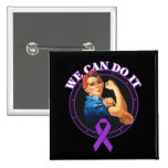 Leiomyosarcoma - Rosie The Riveter - We Can Do It buttons