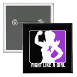 Leiomyosarcoma Strength Fight Like A Girl buttons