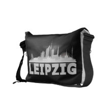 Leipzig city of skyline - curing ashes/Sidebag Messenger Bag