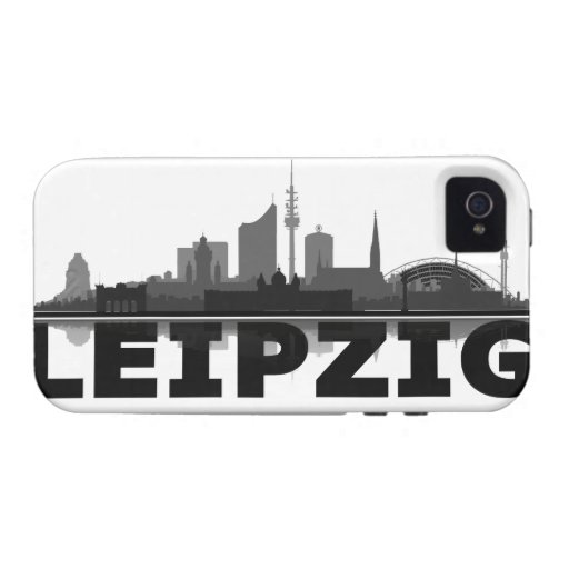 Leipzig town center of skyline iPhone4 covering Tough iPhone 4 Covers