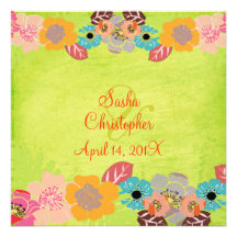 Leis/Luau  Wedding Invitations