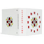 Leisure Time Ladybug 3 Ring Binder