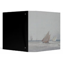 Leith Roads with Shipping, 19th century 3 Ring Binder