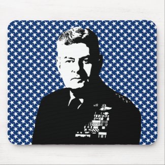 Lemay with Stars Background mousepad