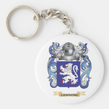 Lemming Coat of Arms (Family Crest) Key Chain