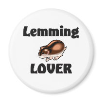 Lemming Lover magnets by AnimalShirts Lemming Lover magnets