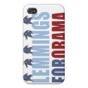 Lemmings for Obama Cases For iPhone 4