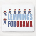 Lemmings for Obama Mouse Pads