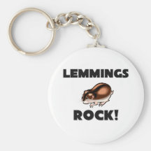 Lemmings Rock Keychain
