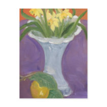 LEMON AND DAFFODILS postcards by susanpaynetrutna LEMON AND DAFFODILS postcards