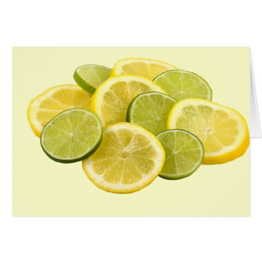 Lemon and Lime Slices Card