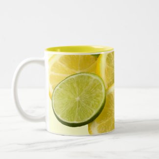 Lemon and Lime Slices Coffee Mug