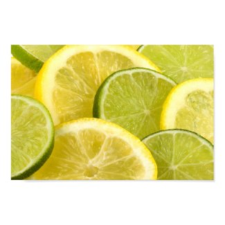 Lemon and Lime Slices Print