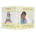 Lemon Baby's First Year Keepsake Album Binder