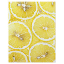 Lemon background personalized flyer