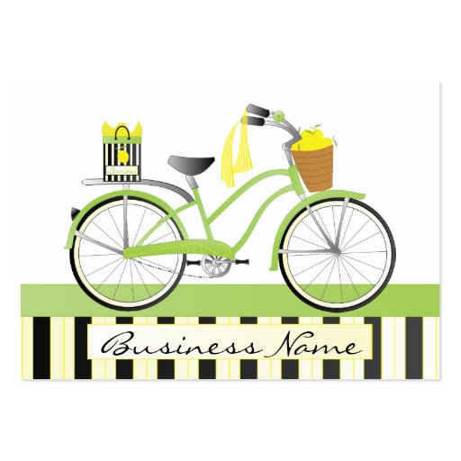 Lemon Bicycle Business Card Template (back side)