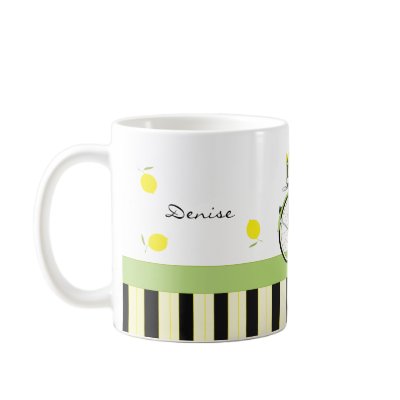 Lemon Bicycle Mug by trennea