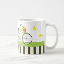 Lemon Bicycle Mug