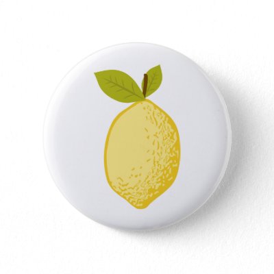 Lemon Pinback Buttons