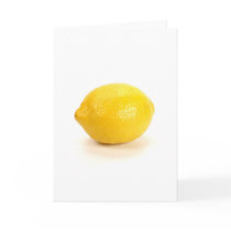 Lemon Card