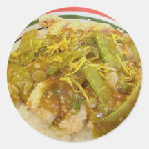 Lemon Chicken Dinner Food Cooking Sticker